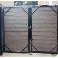 Wood Plastic Composite wood grain WPC gate