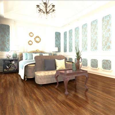 No glue non-click uv coating wood design loose lay vinyl flooring planks