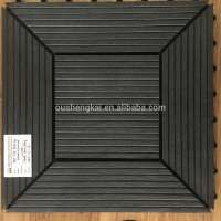 SOLID FLOOR DECKING WOOD PLASTIC COMPOSITE DECKING FLOORING300*300*22MM