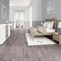 Engineering Vinyl Plank Click Beveled WPC Composite Tiles Floor