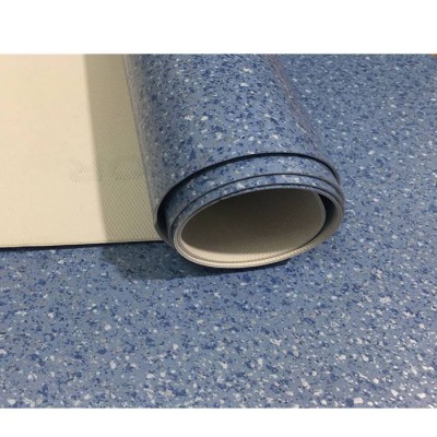 Heterogeneous Sheet High Grade 2mm Cheap Uv Coating Vinyl Flooring Roll Linoleum Flooring Rolls Pvc Garage Roll Flooring